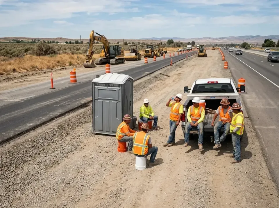 highway-road-construction-crew-007 — frequently asked questions, Porta Potty and Restroom Rentals in Chanute, KS
